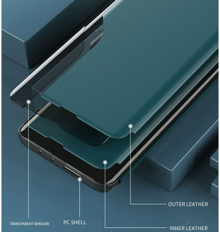 Samsung Galaxy A52 / A52S Hoesje Book Case met Side Display Blauw afbeelding 5