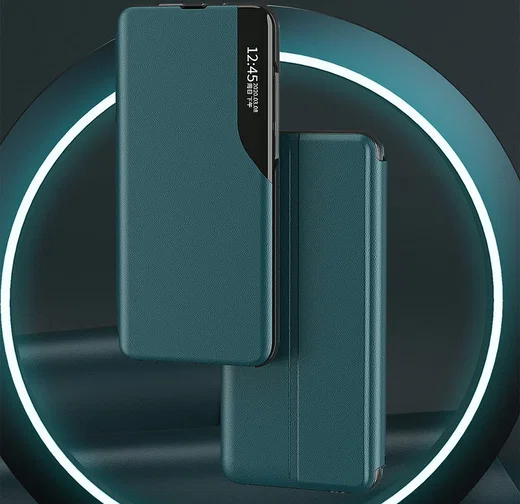 Samsung Galaxy A52 / A52S Hoesje Book Case met Side Display Blauw afbeelding 6