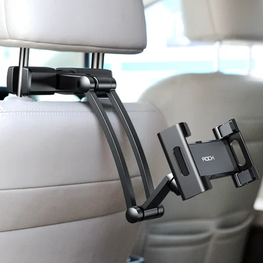 ROCK Verstelbare Hoofdsteun Tablet/Smartphone Houder voor in de Auto afbeelding 1
