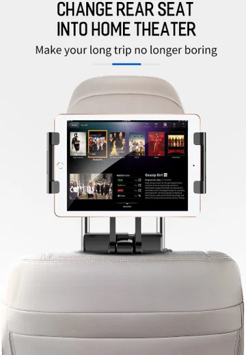 ROCK Verstelbare Hoofdsteun Tablet/Smartphone Houder voor in de Auto afbeelding 11