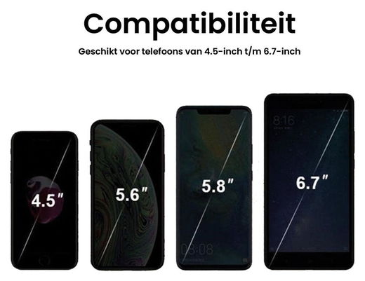 ROCK Waterbestendige Fiets Telefoonhouder Smartphones 4.5 tot 6.7 inch afbeelding 12