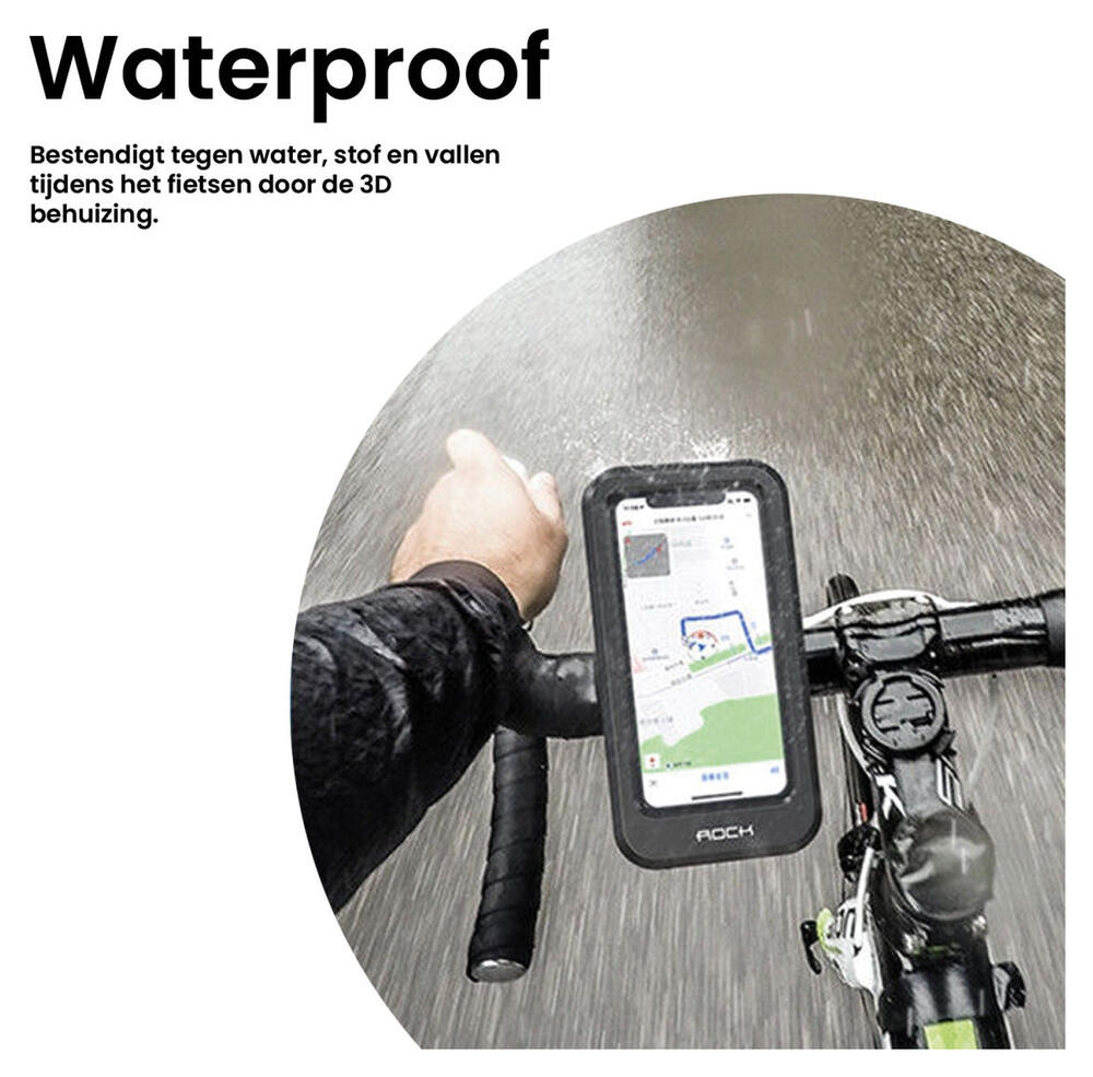 ROCK Waterbestendige Fiets Telefoonhouder Smartphones 4.5 tot 6.7 inch afbeelding 7