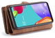 CaseMe 008 Samsung A52 / A52S Hoesje Book Case en Back Cover Bruin afbeelding 7