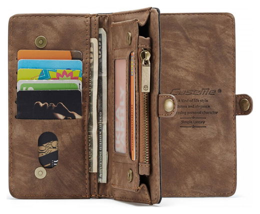 CaseMe 008 Samsung A52 / A52S Hoesje Book Case en Back Cover Bruin afbeelding 4