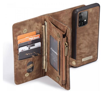 CaseMe 008 Samsung A52 / A52S Hoesje Book Case en Back Cover Bruin