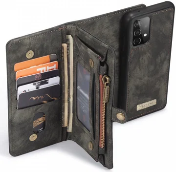 CaseMe 008 Samsung A52 / A52S Hoesje Book Case en Back Cover Zwart