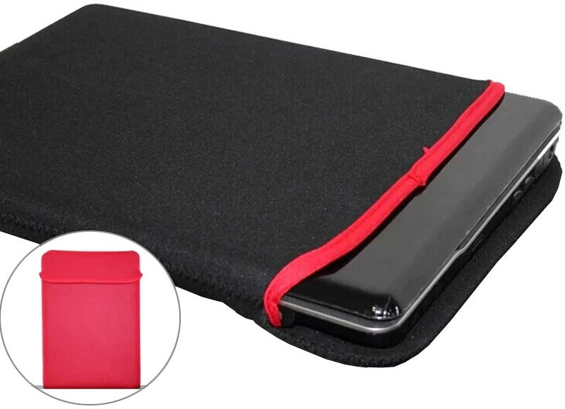 Neopreen Sleeve voor Laptop / iPad / Tablet tot 13.3 Inch Zwart afbeelding 4