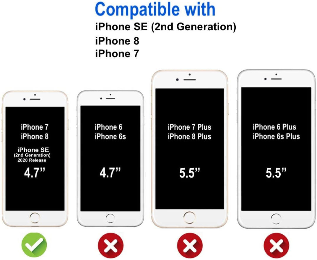 Apple iPhone SE (2020/2022) Hoesje Dun TPU Back Cover Zwart afbeelding 8