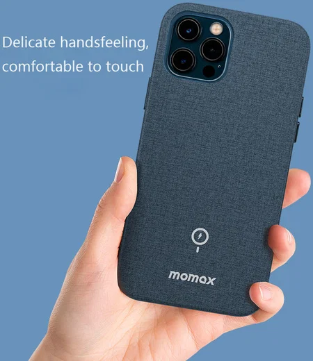 Momax Fusion Apple iPhone 12 / 12 Pro Hoesje voor Apple MagSafe Grijs afbeelding 7