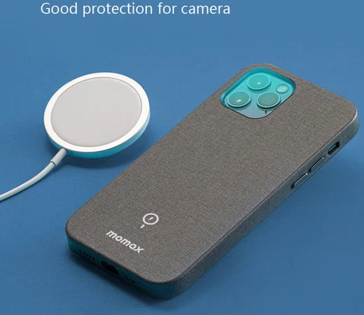 Momax Fusion Apple iPhone 12 / 12 Pro Hoesje voor Apple MagSafe Grijs afbeelding 8