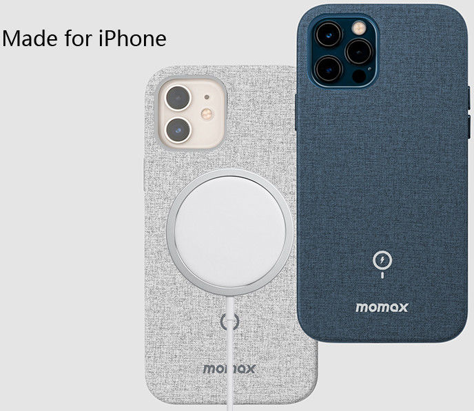 Momax Fusion Apple iPhone 12 / 12 Pro Hoesje voor Apple MagSafe Grijs afbeelding 9