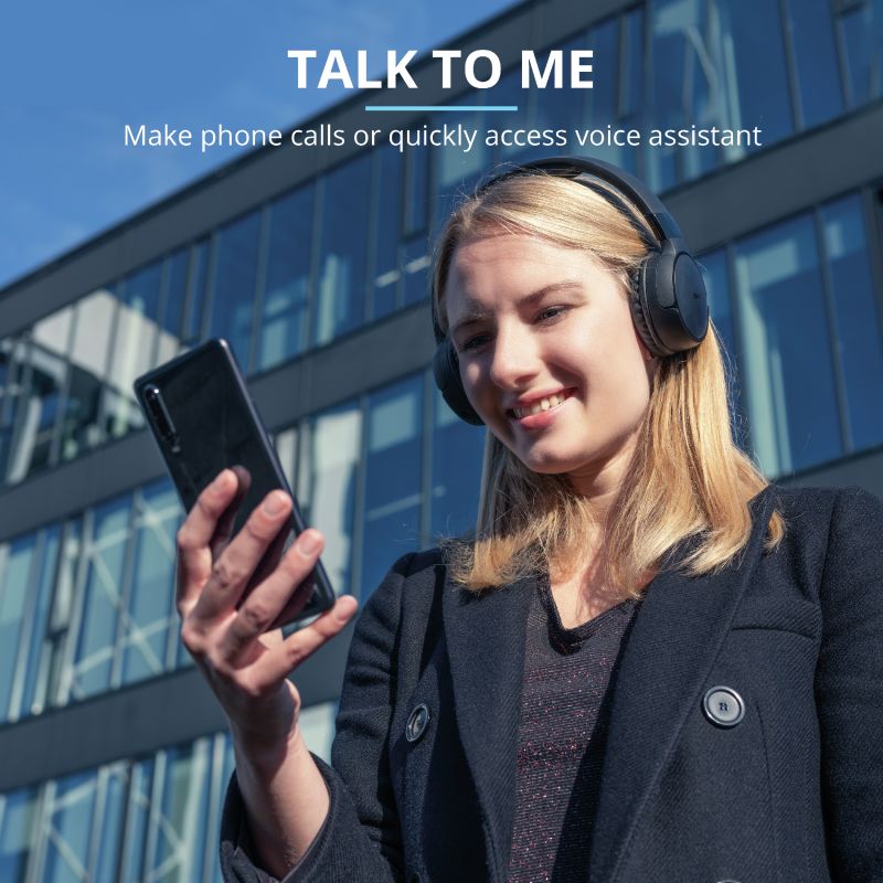 Trust Zena Bedraad/Bluetooth Draadloze On-Ear Koptelefoon Zwart afbeelding 9