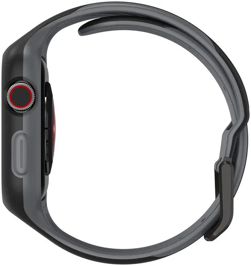 Spigen Liquid Air Pro Apple Watch 44MM Hoesje met Band Siliconen Zwart afbeelding 14
