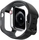 Spigen Liquid Air Pro Apple Watch 44MM Hoesje met Band Siliconen Zwart afbeelding 2