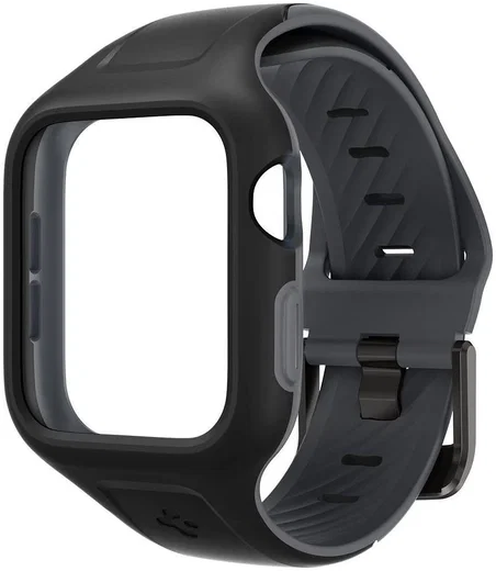 Spigen Liquid Air Pro Apple Watch 44MM Hoesje met Band Siliconen Zwart afbeelding 13