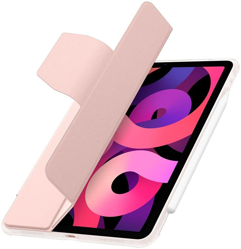 Spigen Ultra Hybrid Pro iPad Air 2020 / 2022 Hoes Transparant/Roze afbeelding 3