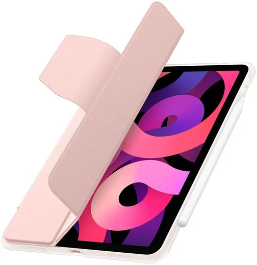 Spigen Ultra Hybrid Pro iPad Air 2020 / 2022 Hoes Transparant/Roze afbeelding 3
