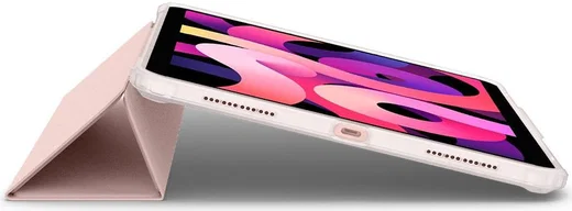 Spigen Ultra Hybrid Pro iPad Air 2020 / 2022 Hoes Transparant/Roze afbeelding 10