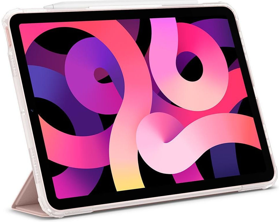 Spigen Ultra Hybrid Pro iPad Air 2020 / 2022 Hoes Transparant/Roze afbeelding 12