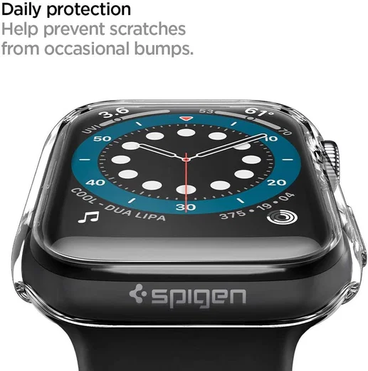 Spigen Thin Fit Apple Watch 44MM Hoesje Hard Plastic Bumper Clear afbeelding 4