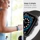 Spigen Thin Fit Apple Watch 44MM Hoesje Hard Plastic Bumper Clear afbeelding 6