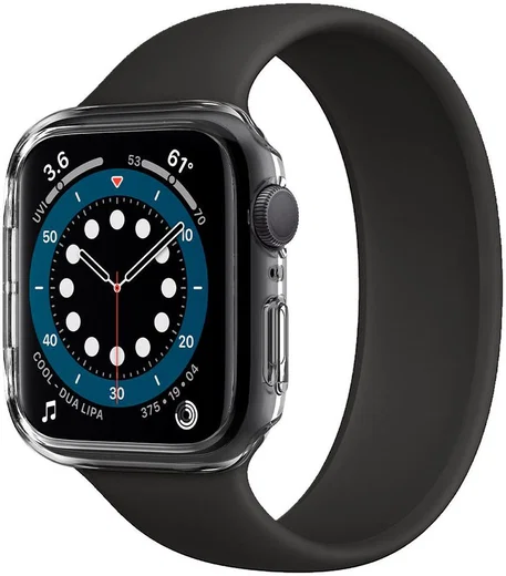 Spigen Thin Fit Apple Watch 44MM Hoesje Hard Plastic Bumper Clear afbeelding 1