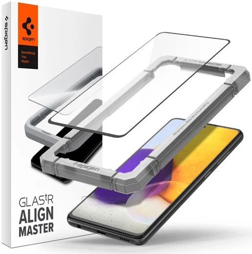 Spigen AlignMaster Samsung Galaxy A52 / A52S Screen Protector Full Cover afbeelding 1