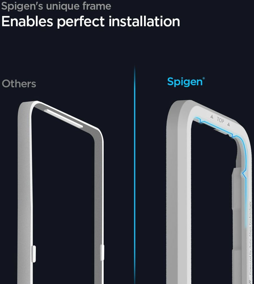 Spigen AlignMaster Samsung Galaxy A52 / A52S Screen Protector Full Cover afbeelding 6