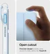 Spigen Ultra Hybrid Pro Apple iPad Air (2020) Hoes Transparant/Blauw afbeelding 4