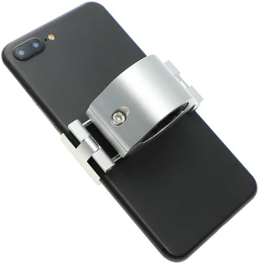 4smarts Ringmount Compacte Telefoonhouder voor Fiets Zilver afbeelding 5