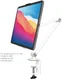 4smarts Bureauhouder Smartphone/Tablet/iPad met Verstelbare Klem Wit afbeelding 3