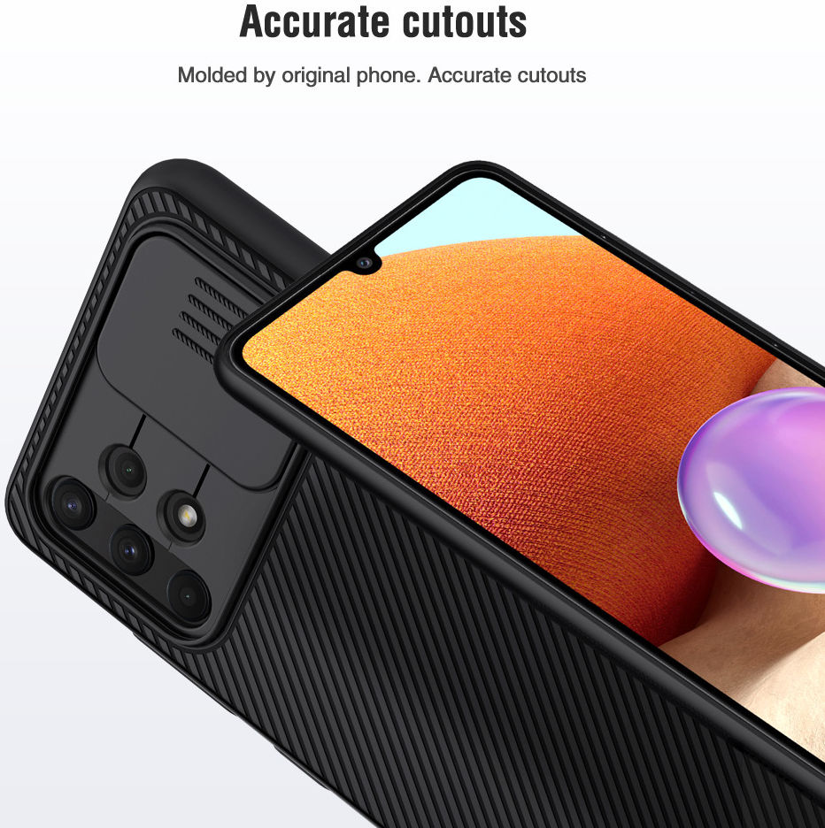 Nillkin CamShield Samsung Galaxy A32 4G Hoesje met Camera Slider Blauw afbeelding 9