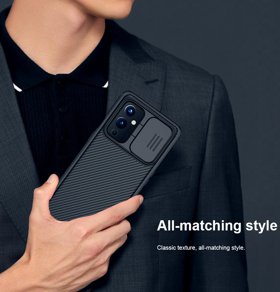 Nillkin CamShield OnePlus 9 Pro Hoesje met Camera Slider Zwart afbeelding 12