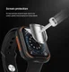 Nillkin Apple Watch 40MM Hoesje Bumper met Tempered Glass Zwart afbeelding 8
