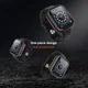 Nillkin Apple Watch 44MM Hoesje Bumper met Tempered Glass Zwart afbeelding 12