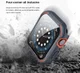 Nillkin Apple Watch 44MM Hoesje Bumper met Tempered Glass Zwart afbeelding 9