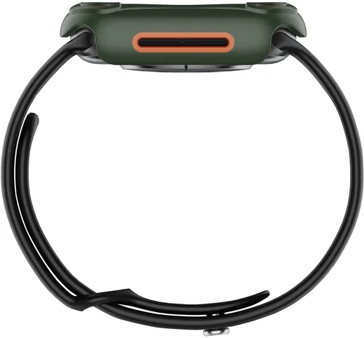 Nillkin Apple Watch 44MM Hoesje Bumper met Tempered Glass Groen afbeelding 3