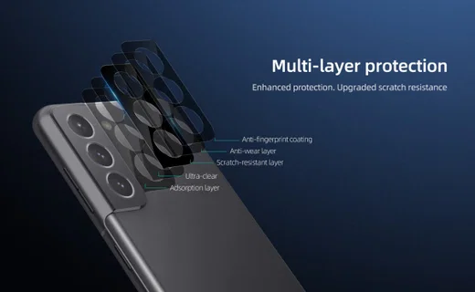 Nillkin Samsung Galaxy S21 Camera Lens Protector 0.22mm (2-Pack) afbeelding 9