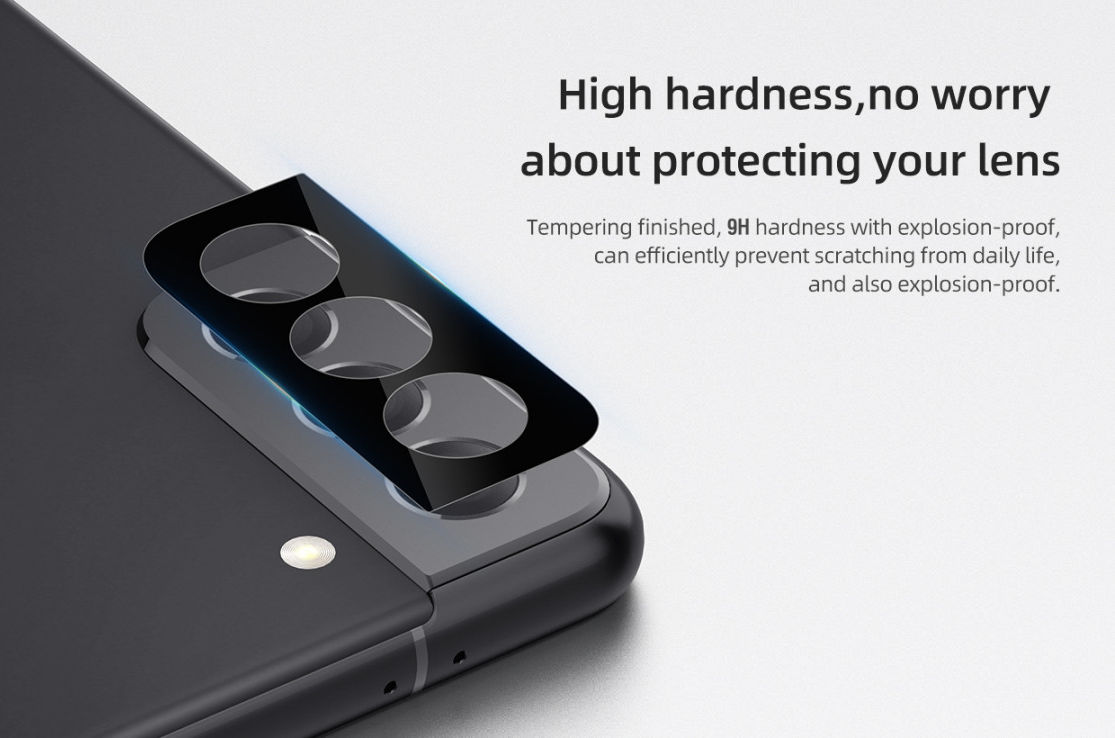 Nillkin Samsung Galaxy S21 Camera Lens Protector 0.22mm (2-Pack) afbeelding 5