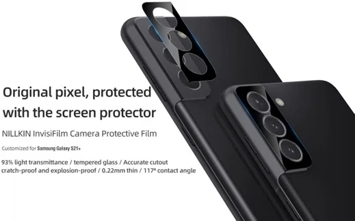 Nillkin Samsung Galaxy S21 Plus Camera Lens Protector 0.22mm (2-Pack) afbeelding 4