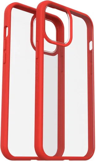 OtterBox React Apple iPhone 12 Pro Max Hoesje Transparant Rood afbeelding 3