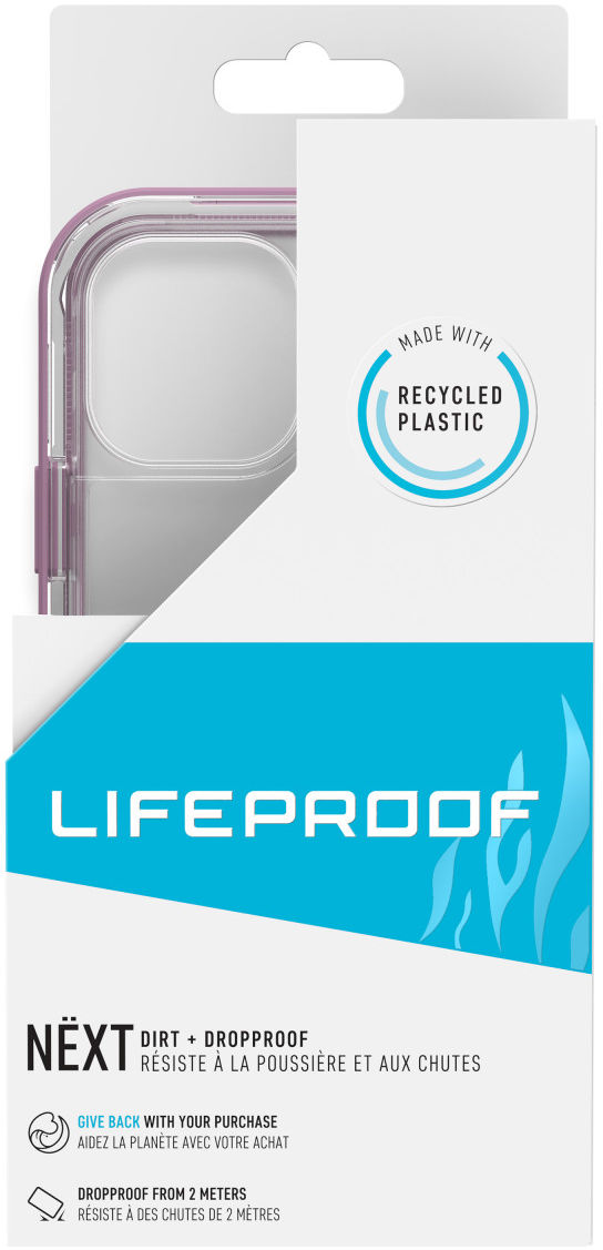 LifeProof Next Apple iPhone 12 / 12 Pro Hoesje Transparant/Paars afbeelding 13
