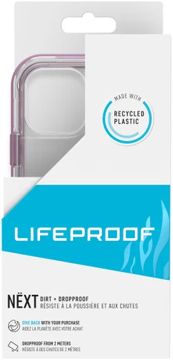 LifeProof Next Apple iPhone 12 / 12 Pro Hoesje Transparant/Paars afbeelding 13