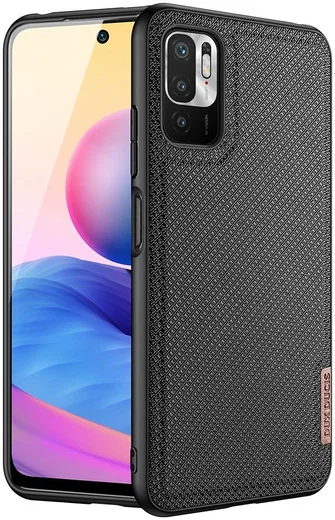 Dux Ducis Fino Series Xiaomi Redmi Note 10 5G/Poco M3 Pro Hoesje Zwart afbeelding 1