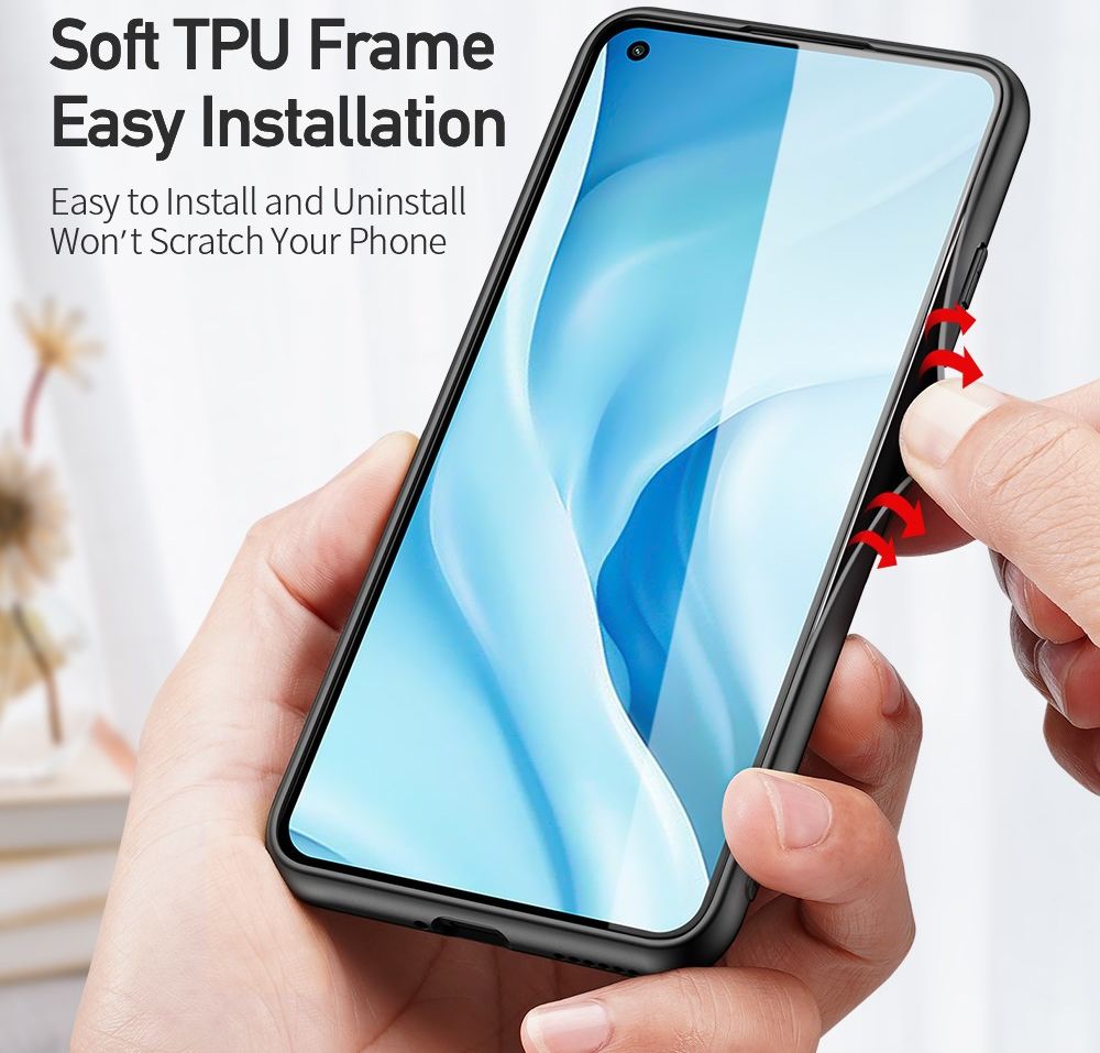 Dux Ducis Fino Xiaomi Mi 11 Lite 4G/5G (NE) Hoesje Back Cover Zwart afbeelding 7