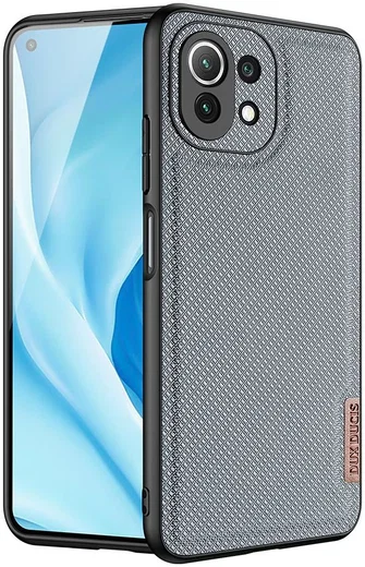 Dux Ducis Fino Xiaomi Mi 11 Lite 4G/5G (NE) Hoesje Back Cover Blauw afbeelding 1