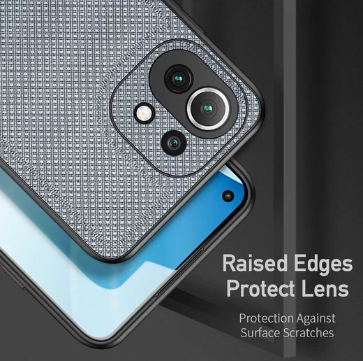 Dux Ducis Fino Xiaomi Mi 11 Lite 4G/5G (NE) Hoesje Back Cover Blauw afbeelding 4
