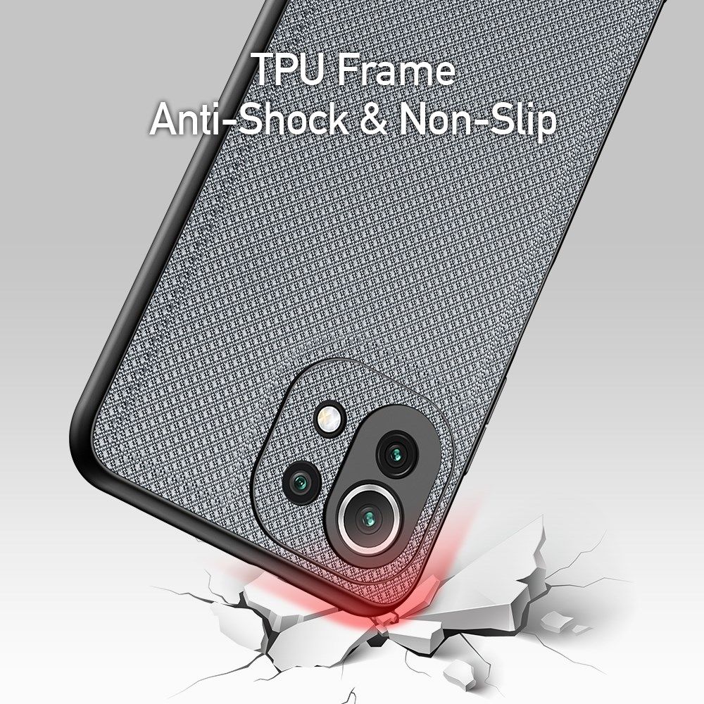 Dux Ducis Fino Xiaomi Mi 11 Lite 4G/5G (NE) Hoesje Back Cover Blauw afbeelding 5