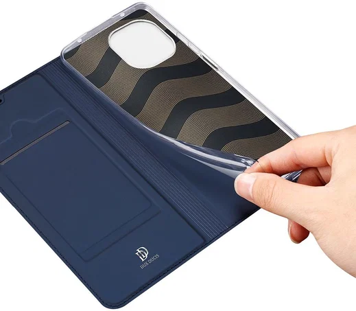 Dux Ducis Skin Pro Xiaomi Mi 11 Lite 4G/5G (NE) Hoesje Blauw afbeelding 5