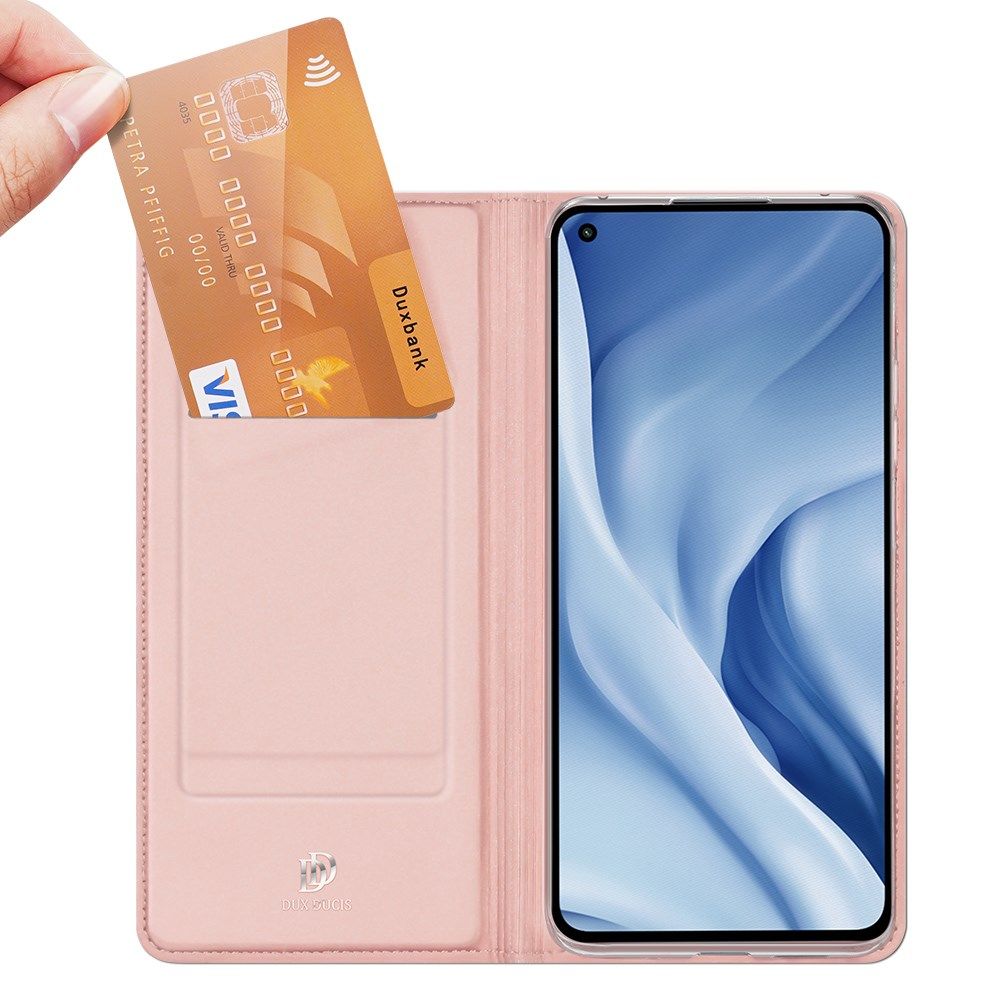 Dux Ducis Skin Pro Xiaomi Mi 11 Lite 4G/5G (NE) Hoesje Roze afbeelding 2